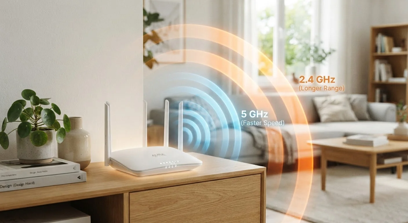 2.4 GHz vs. 5 GHz Wi-Fi: Choosing the Right Band for Each Room