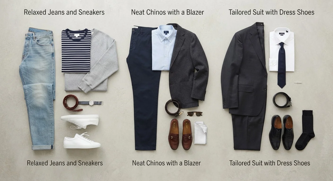 Occasion Dressing: Casual, Smart Casual, and Formal Compared