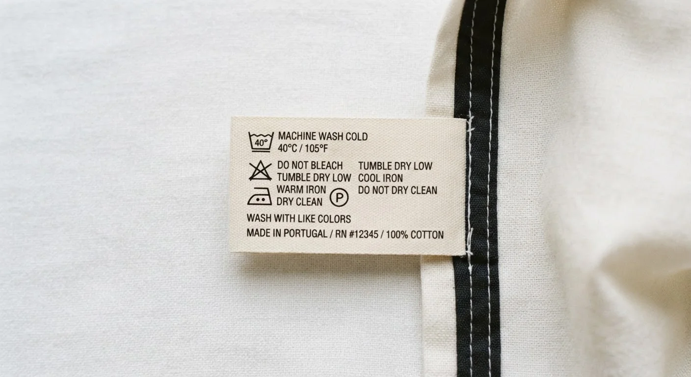 Reading a Clothing Care Label: A Practical Reference