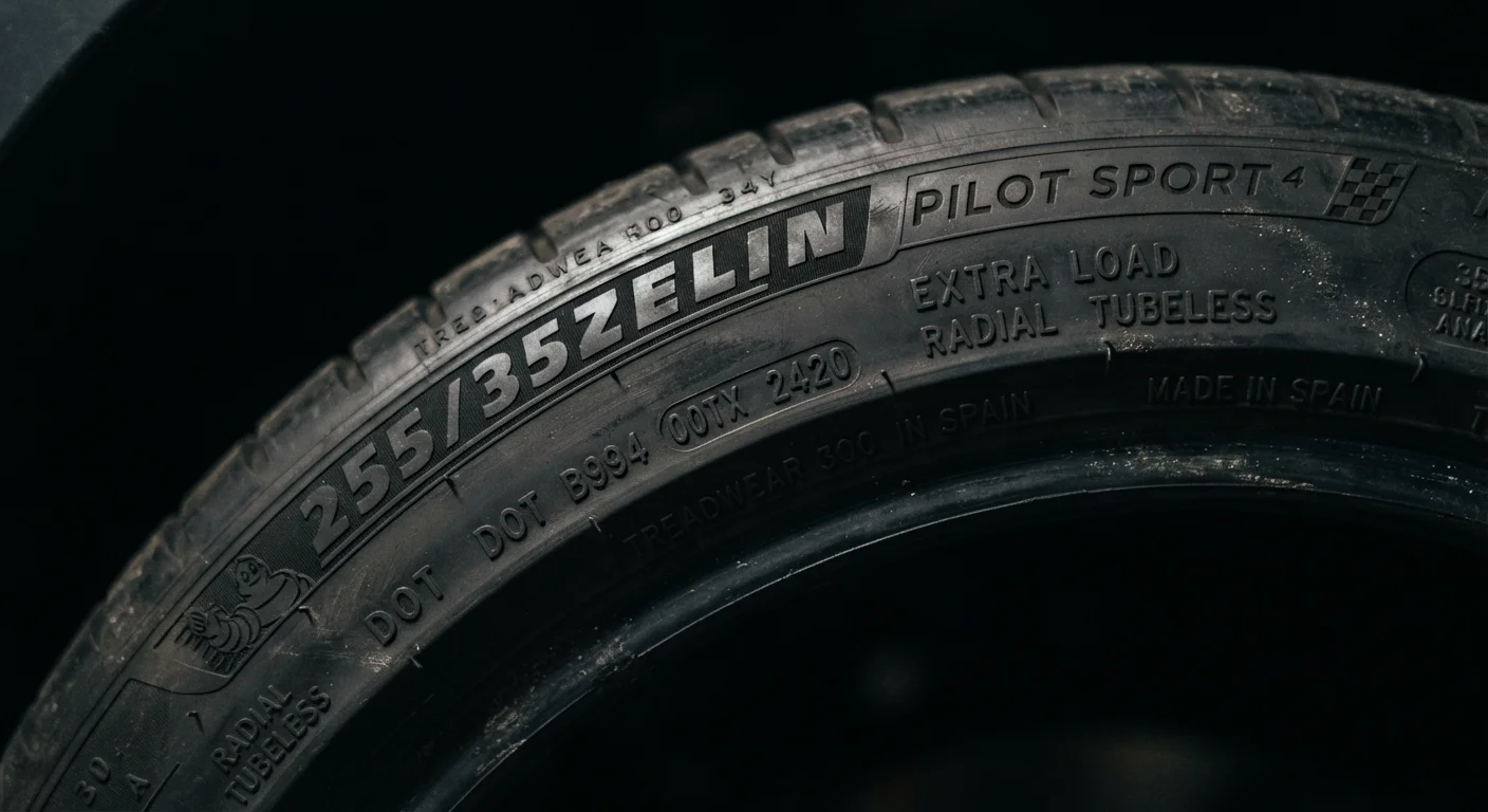 Reading a Tire Sidewall: What Those Numbers and Letters Mean