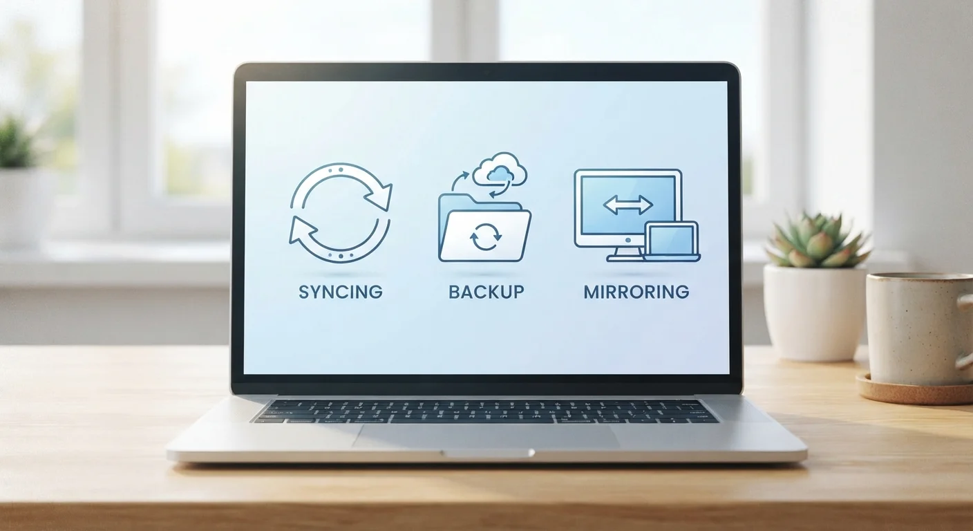 Syncing, Backing Up, and Mirroring: Three Things That Sound Alike but Work Very Differently