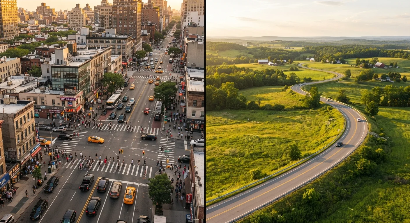 Urban Driving vs. Rural Driving: Why the Same Speed Can Mean Very Different Risks