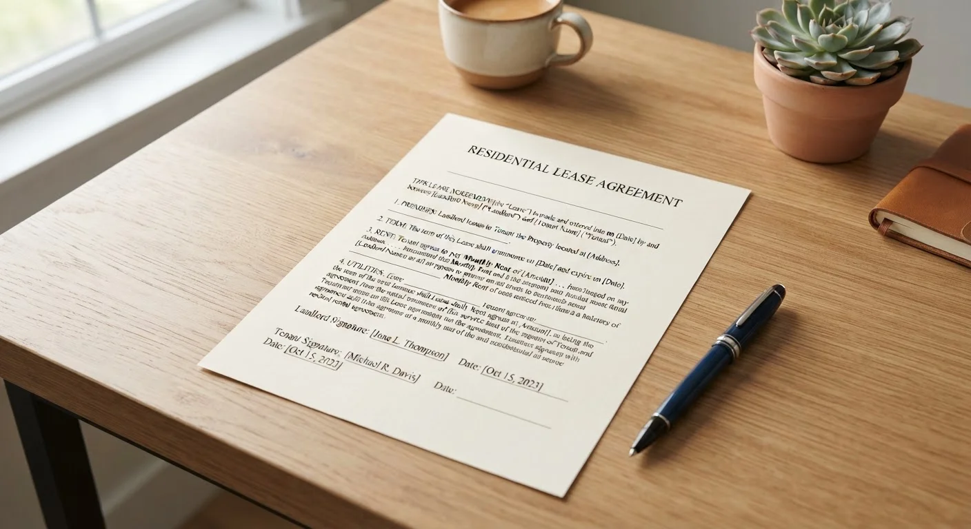 What a Lease Agreement Actually Says — And What It Means for You